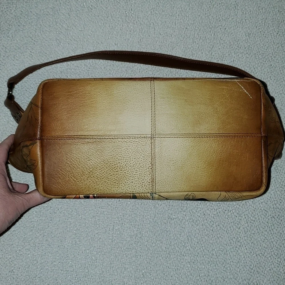 NWT Anuschka Butterfly Hobo Shoulder Bag Purse